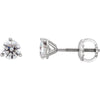 14k White Gold 1/4 ctw. Diamond Earrings