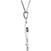 Sterling Silver Granulated Design 18" Necklace