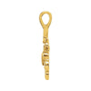 14k Yellow Gold Nugget Pendant