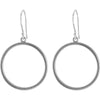 Sterling Silver Circle Shaped Earrings