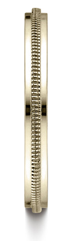 Benchmark-14K-Yellow-Gold-2mm-High-Polished-Milgrain-Center-Design-Wedding-Band-Ring--Size-4.5--7201314KY04.5