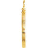 14k Yellow Gold Coin Edge Screw Top Coin Frame Mounting