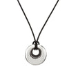 Genuine Black Spinel Necklace in Sterling Silver ( 18.00-Inch )