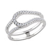 14k Yellow Gold 1/3 ctw. Diamond Ring Guard, Size 7