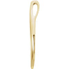 14k Yellow Gold Freeform Pendant