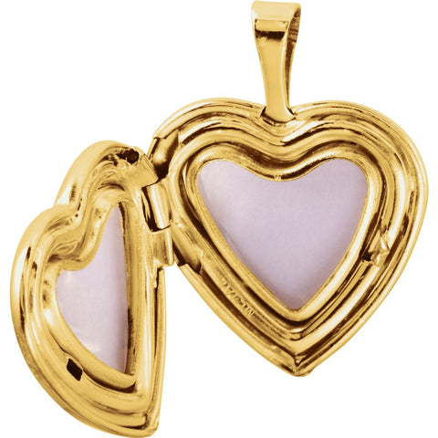 14K Yellow Gold-Plated Sterling Silver Prayer Locket