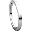 Sterling Silver 2mm Flat Band, Size 7