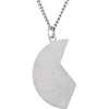 26.00x14.00 mm Right Miz Pah Coin Pendant in 14K Yellow Gold