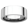Sterling Silver 7mm Flat Band, Size 7