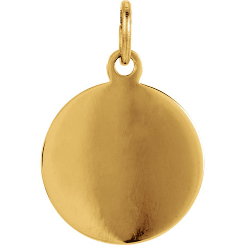 14k Yellow Gold 13mm St. Jude Thaddeus Medal