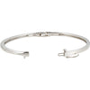 14k White Gold Diamond Bangle Bracelet