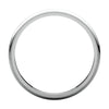 14k White Gold 2mm Milgrain Band, Size 6