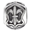 Kera Triangle Fleur-de-Lis Bead in Sterling Silver
