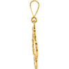 14k Yellow Gold Decorative Pendant