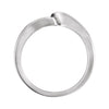 14k White Gold Band, Size 6