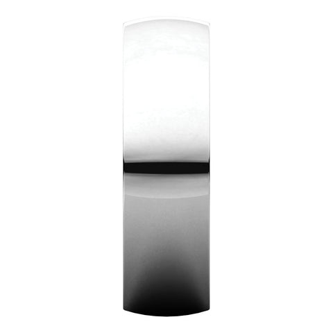 10k White Gold 6mm Light Comfort Fit Band, Size 7.5