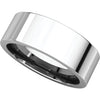 Sterling Silver 7mm Flat Band, Size 7
