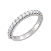 14k White Gold 1/2 ctw. Diamond Band, Size 7