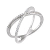 Platinum 1/6 ctw. Diamond Ring, Size 7