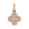 14k Rose Gold 1/10 ctw. Diamond Pendant