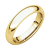 04.00 mm Comfort-Fit Wedding Band Ring in 14K Yellow Gold ( Size 5.5 )