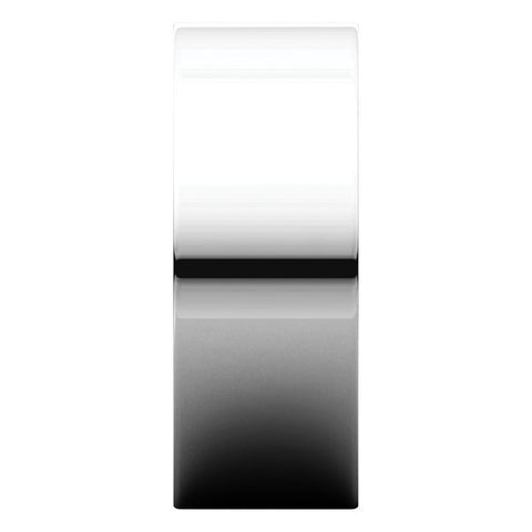 Sterling Silver 8mm Flat Band, Size 7