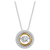 14k White & Yellow Gold 1/2 ctw. Diamond 16-18-inch Mystara« Necklace