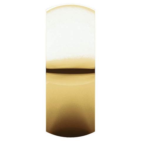 10k Yellow Gold 8mm Comfort Fit Band, Size 12.5