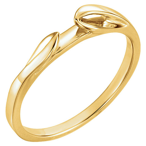 14k Yellow Gold Remount Ring, Size 6