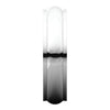 14k White Gold 5mm Half Round Edge Band, Size 8.5