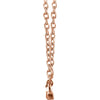 14k Rose Gold Petite Bar 16-18" Necklace