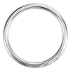 14k White Gold 4mm Knurl Design Band Size 10