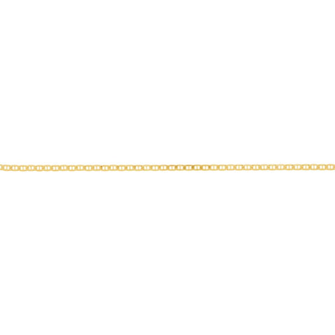 14k Yellow Gold 3.5mm Solid Anchor 18" Chain