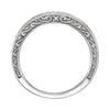 14k White Gold 1/5 CTW Diamond Band, Size 7