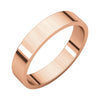 4mm Flat Band in 14K Rose Gold (Size 7)
