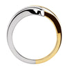 14k White Gold Bypass Ring, Size 6