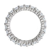 14k White Gold Eternity Band, Size 6.5
