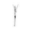 14k White Gold 1/5 CTW Diamond Apple 16.75" Necklace