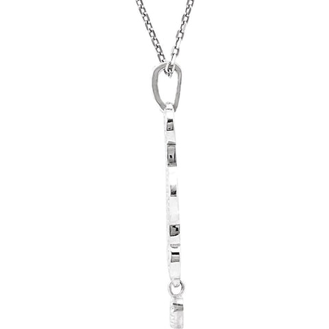 14k Yellow Gold Granulated Design Pendant