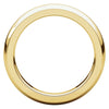 14k Yellow Gold 4mm Heavy Comfort Fit Band, Size 11