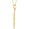 14k Yellow Gold Decorative 18" Necklace