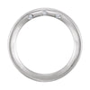14k White Gold 4mm .03 CTW Diamond Accented Band Size 11