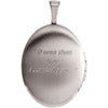 14K Yellow Gold-Plated Sterling Silver .01 CTW Diamond Oval Locket