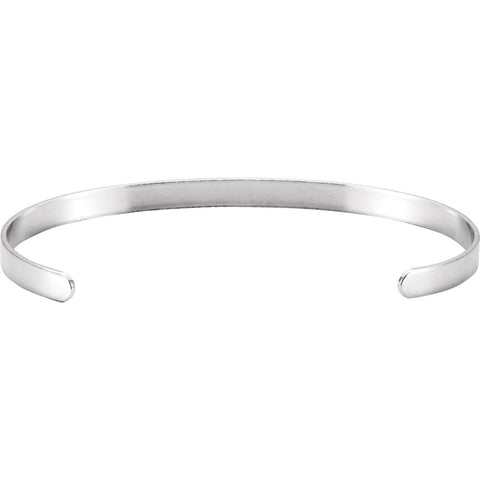 Sterling Silver Cuff Bracelet - 4.75mm