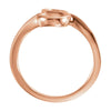 14k Rose Gold Freeform Ring, Size 7