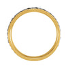 14K Yellow & White 8mm Comfort-Fit Hand-Woven Band Size 12