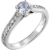1/3 CTW Diamond Wedding Band for Matching 5.2 mm Engagement Ring in 14k Yellow Gold (Size 6 )