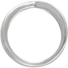 Platinum Criss-Cross Ring Size 7