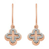 14k Rose Gold 1/8 CTW Diamond Earrings