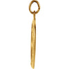 14k Yellow Gold 19x13.75mm Oval Miraculous Medal